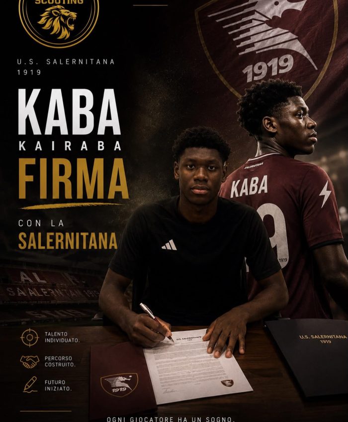 SCOUTING INTERNAZIONALE, RISULTATI CONCRETI: KHAIRABA KABA ALLA SALERNITANA